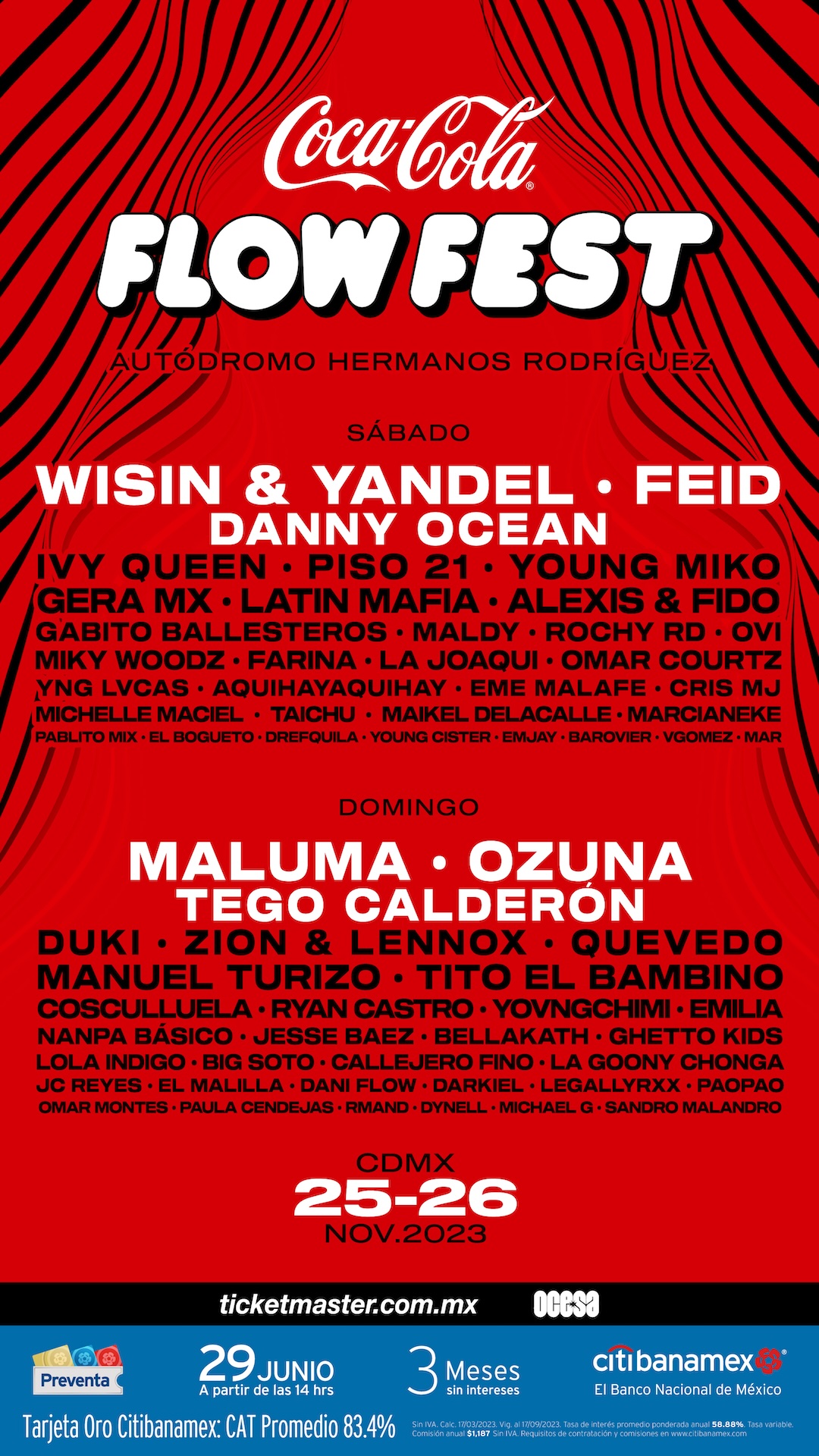 Cartel Coca Cola Flow Fest