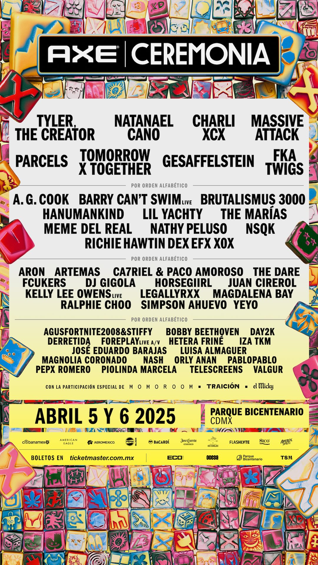 Cartel Axe Ceremonia 2025