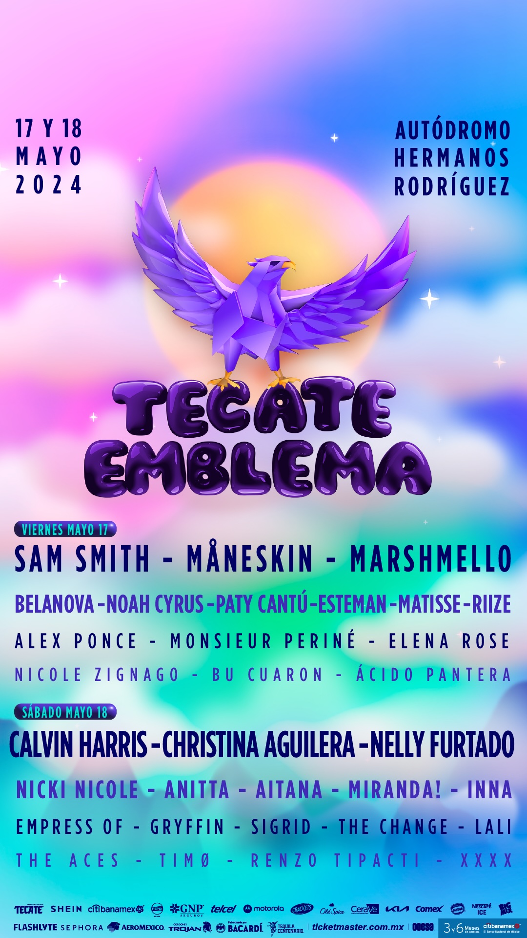 Cartel Tecate Emblema