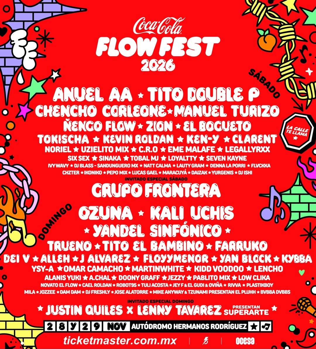 Cartel Coca Cola Flow Fest
